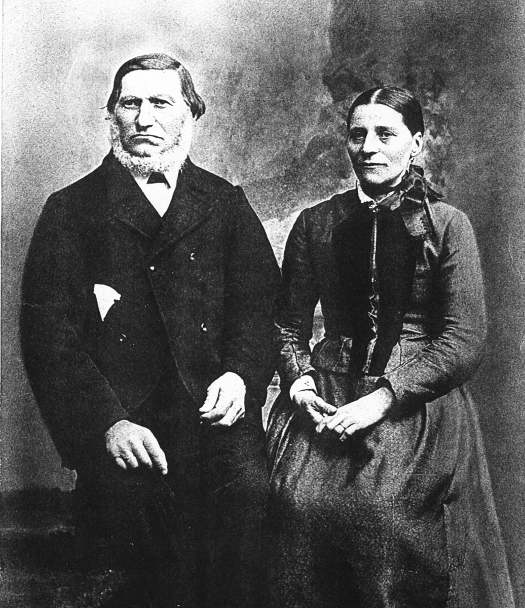 Jens Christian Pennen og hans 2. hustru Marianne