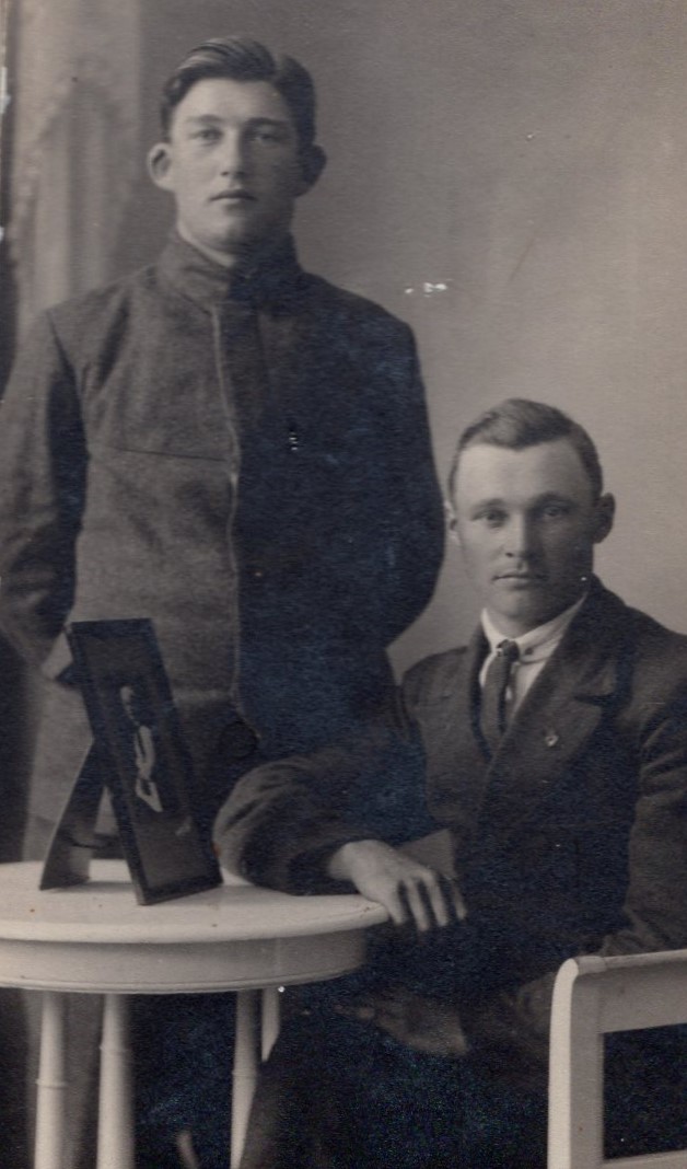 Johannes Hegerberg (tv) og Arne Langdahl